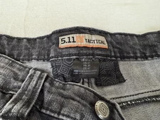 5.11 Tactical Defender Flex Stone Wash Charcoal Jeans Slim Fit 31x32