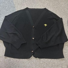 USED DIOR BLACK CARDIGAN BEE VERYGOOD
