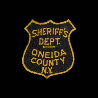 RARE Vintage Oneida County NY New York Sheriff's Dept. POLICE PATCH Cheesecloth