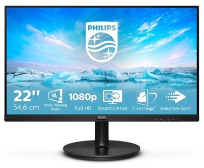 Monitor LED Philips 221V8/00 21.5'' 1920 x 1080 px VA (W)(U)