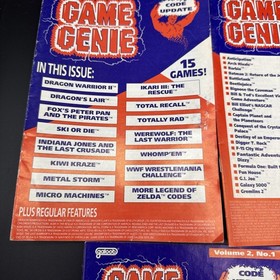 Game Genie Enhancer Codebook & Programming Manual NES & CODE UPDATE Nintendo Lot