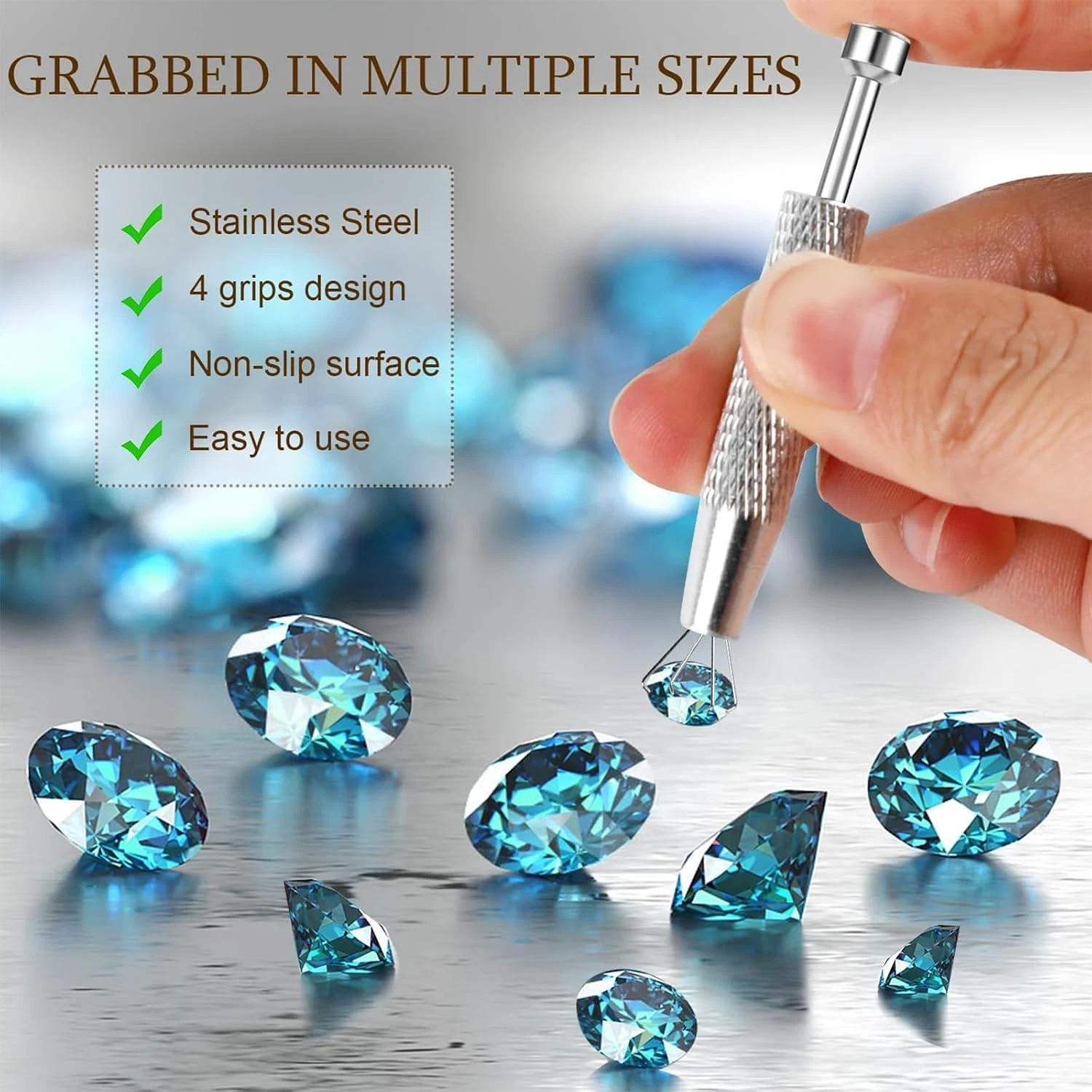 2Pcs Stainless Steel Piercing Ball Grabber Tool Set – Effortless Jewelry Changes - product detail image 6