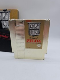 The Legend of Zelda (Nintendo Entertainment System, NES) Box & Gold Cartridge