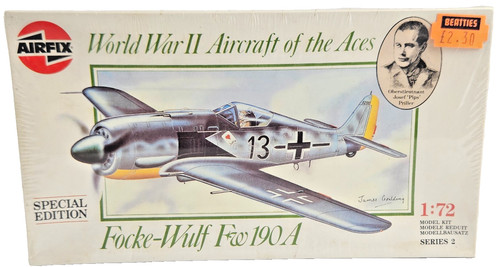 Airfix 02085 Scale 1:72 Focke Wulf Fw 190A WWII Jagdflugzeug Modellbausatz OVP | Condition: Used