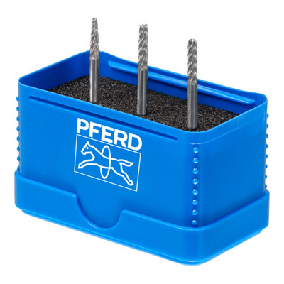PFERD Hartmetall Frässtift Set Werkzeug universal 3tlg 6mm 3mm ALLROUND