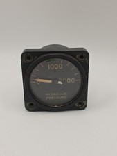 VINTAGE WW2 US ARMY AIRCRAFT HYDRAULIC PRESSURE GAUGE - TYPE E-4. V3