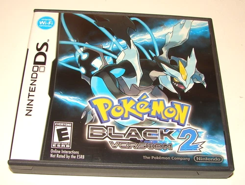NINTENDO DS - POKEMON Black Version 2 Authentic Complete CIB W/ Inserts Tested