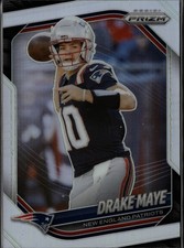 2025 Panini Prizm - Drake Maye Silver Prizm #165 New England Patriots Football