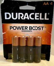 Duracell Coppertop AA Batteries with Power Boost Ingredients, 4 Count 2037