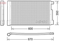 Denso Kondensator, Klimaanlage U.A. FüR Alfa Romeo, CitroËN, Fiat, Opel