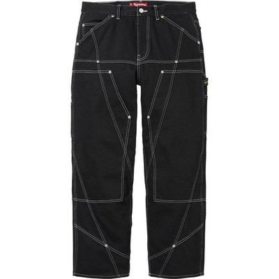 S*助様 supreme Contrast Stitch Double Knee Supreme Contrast Stitch Double Knee Painter Jean 3colors 26SS | eBay