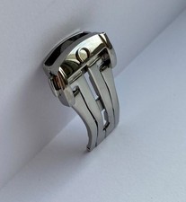 For 18mm Omega Butterfly Folding, Stainless S...