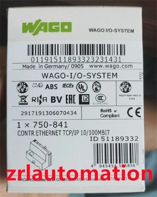 New Factory Sealed WAGO 750-841 Controller Ethernet PLC Module 750-841