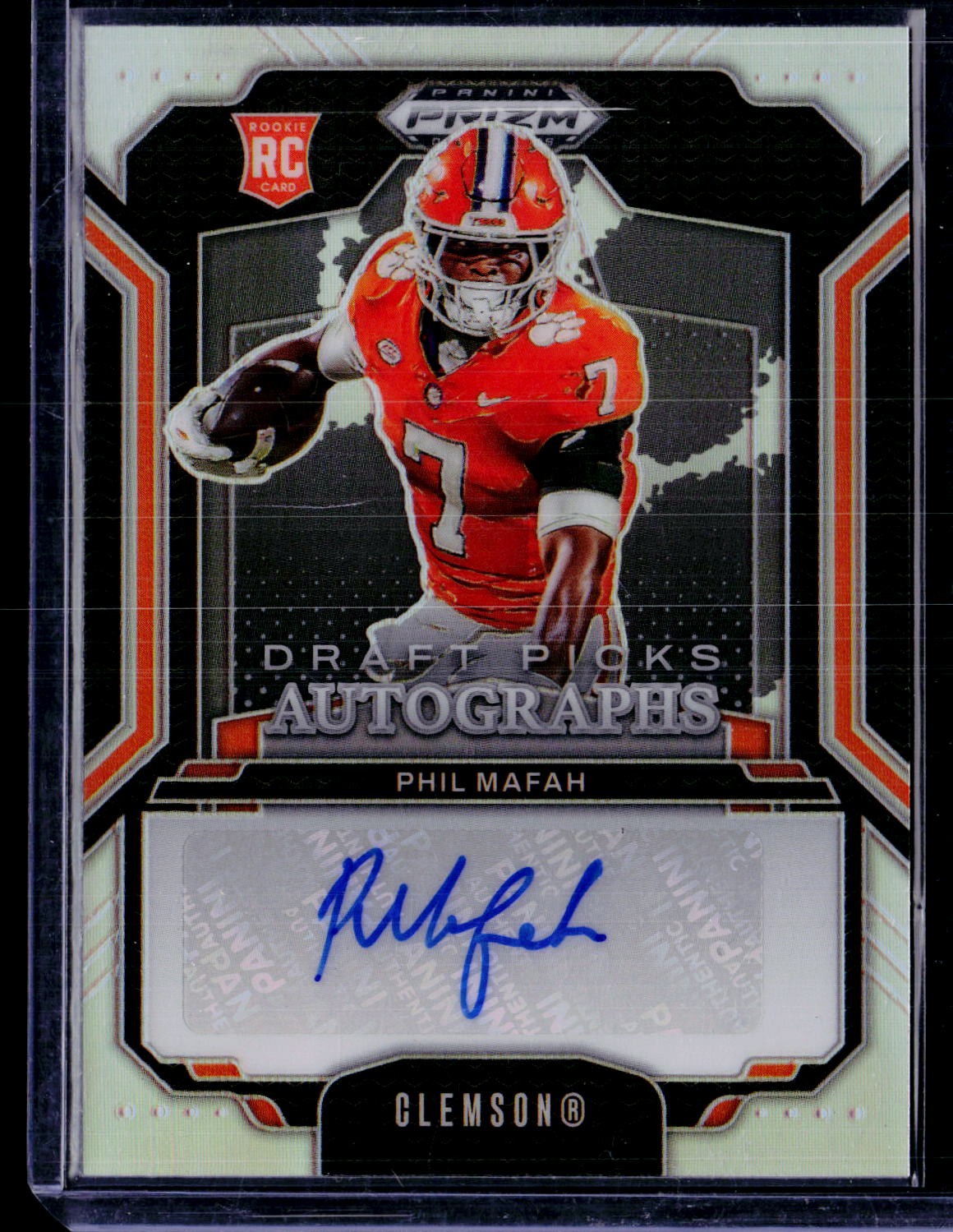 2025 Panini Prizm Draft Picks #DPA-PMH Phil Mafah Draft Picks Autographs Silver