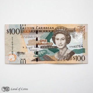 OSTKARIBIK: 1 x 100 Ostkaribik Dollar Banknote.