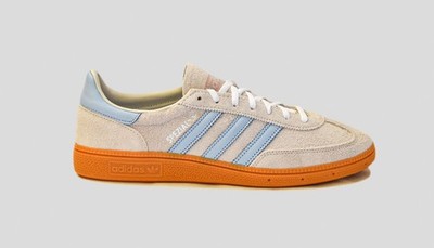 Adidas Handball Spezial Aluminium Weiß/Sky Blau Sz 7 7.5 8 9 9.5 10 10.5 JS0241