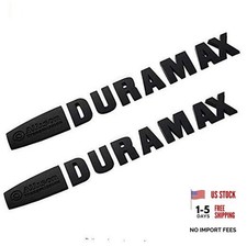 Yoaoo 2Pack OEM Allison Duramax Badges Emblems Compatible with 2015 Black-1