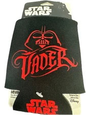 Star Wars Darth Vader Can Cooler by ICUP Inc Tattoo Style koozie NWT Licensed