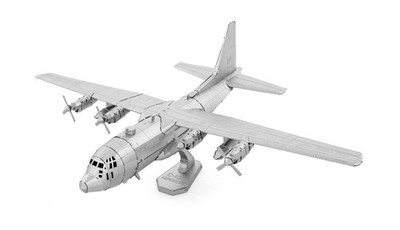 Metal Earth Lockheed Martin C-130 Hercules Fascinations 3D Model DIY Kit ME1047
