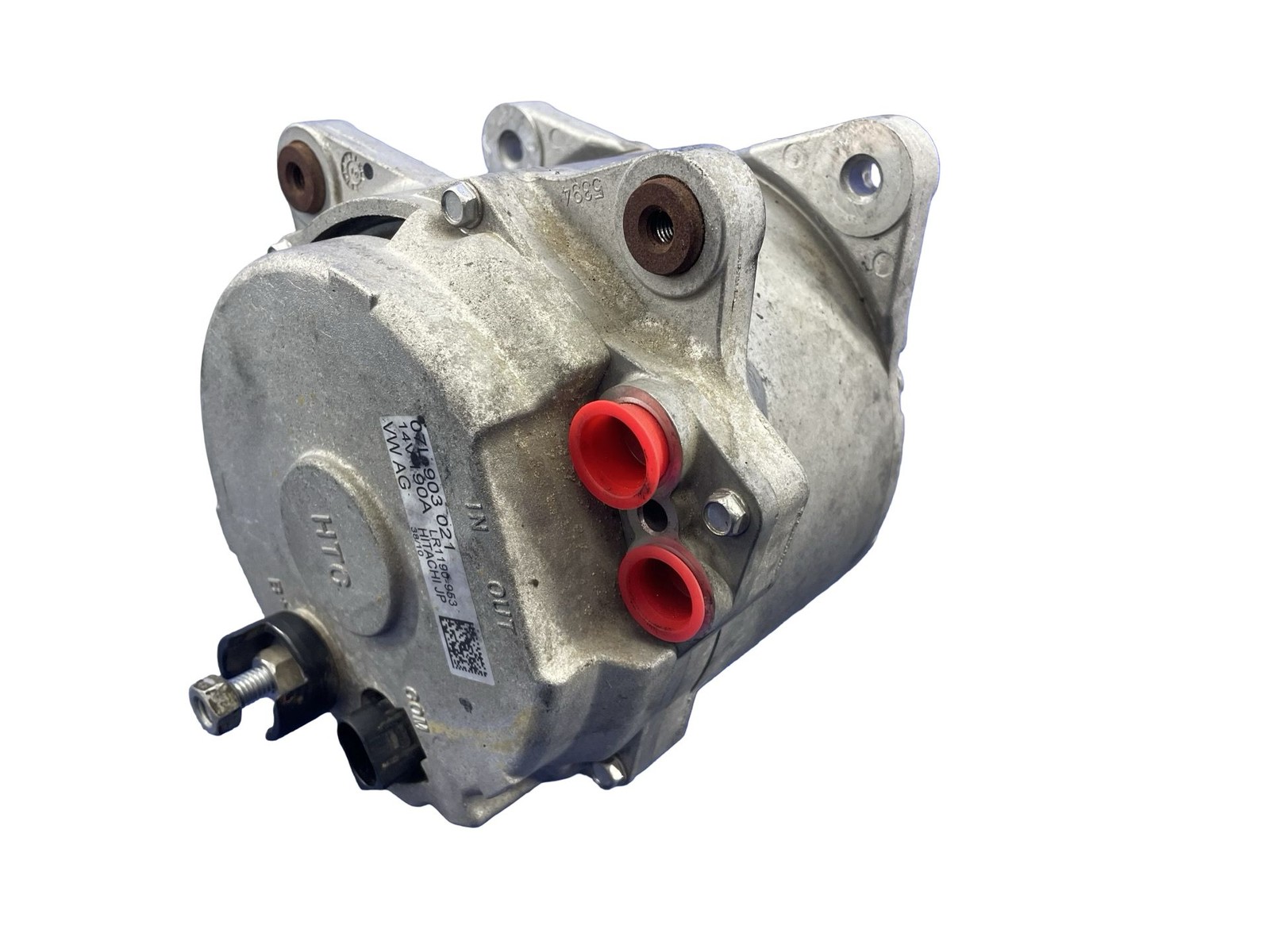 2010-2013 AUDI R8 TYPE 42 AWD 4.2L ENGINE 190 AMP ALTERNATOR GENERATOR 07L903021