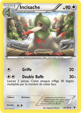 Pokemon TCG 87/102 Incisache Uncommon Nobles Victoires Black & White NVI