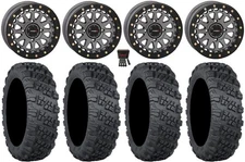 System 3 SB-6 Bdlk 15" Wheels Gm (6+1) 33" V Cross V3 Tires RZR XP 1000 / PRO XP