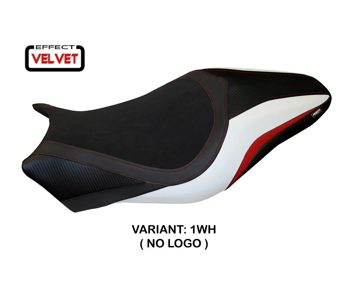 Seat saddle cover Turis Velvet White () TPZ DUCATI MONSTER 821 2014 2016 KB