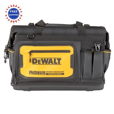 #ad DEWALT Water Resistant Hard Bottom 20inch Professional Tool Tote Organization $119.99