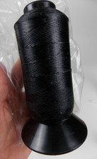 ALPHA WIRE 515775 Nylon Waxed Lacing Tape - Black - Size 5 (.050") 500 Yards-NOS