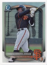 2025 Bowman Draft Chrome Refractor Dakota Jordan #BDC-139 San Francisco Giants