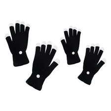 LED Gloves Cool Fingertip Lighting Gloves for Light Show Christmas Festival