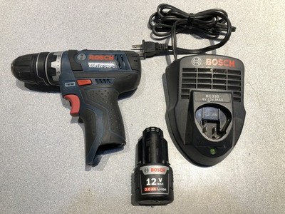 Bosch GSR12V-140FC 1/4'' Drill/Driver W/12V 2.0Ah Battery And Charger (CLN072050)