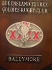 Vintage Queensland Australia Fourex Goldies Rugby Club Plaque Ballymore Beer — photo 2