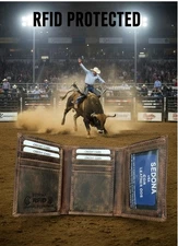 SEDONA® TRIFOLD WALLET WITH 8 CARD SLOTS, RFID PROTECTED