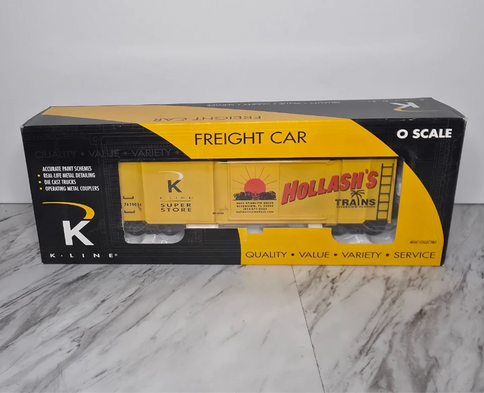 K-Line K761 Hollash's Toy Trains KSS Boxcar #9016 O scale 3-RAIL W/ BOX - Image 2 of 4