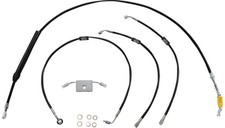 La Choppers LA-8157KT-13B Cable/Brake Line Kit - 12-14in. Ape Hangers - Black Vi