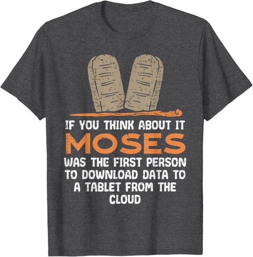 If You Think About It Moses Religious Christian Men Women T-Shirt Hoodie - Picture 10 of 17