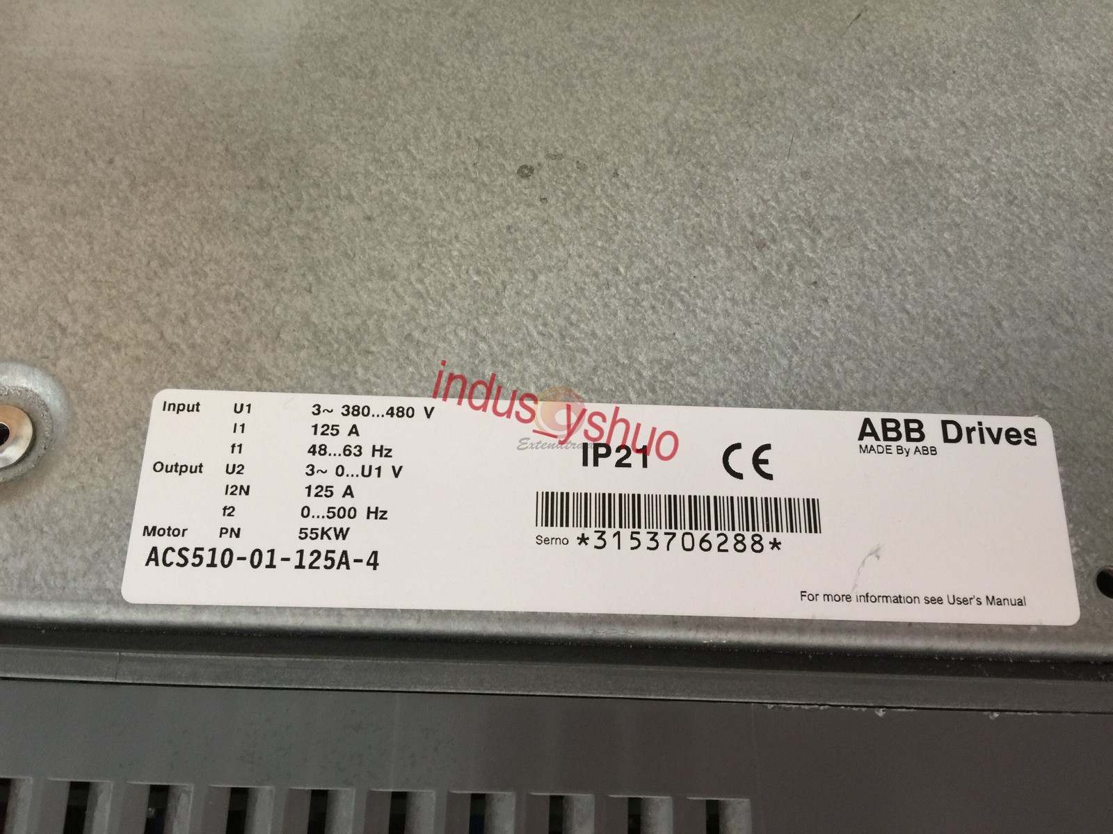 ONE New ABB Inverter ACS510-01-125A-4 ACS510-01-125A-4 55KW