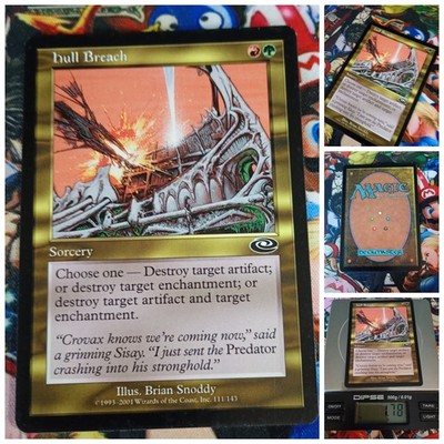 MTG  Hull Breach    Nm Magic The Gathering Planeshift Card Og 2001