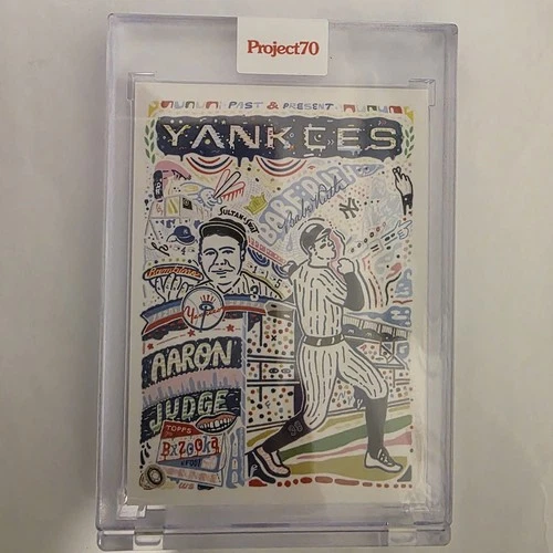2021 TOPPS PROJECT70 #446 Aaron Judge/ Babe Ruth By Efdot