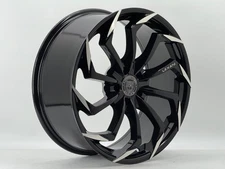 4pc 20" Lexani  Wheels style STATIC Gloss Black finish 5X114.3  ET 35 20X8.5