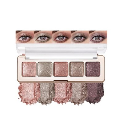 Glitter Shimmer Eyeshadow Palette   High Pigment Sparkly Metallic Eye Makeup R