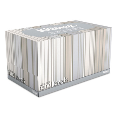 KLEENEX Ultra Soft Hand Towels, POP-UP Box, 9 X 10 1/2, White, 70/Box