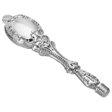 Wax Seal Stamp Handle Only Metal Handle Sealing Stamp Style 1, Silver