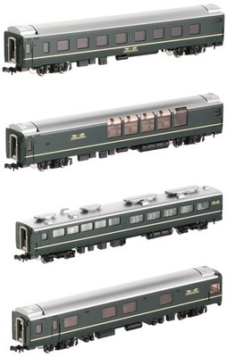 TOMIX N gauge 24series 25 Twilight Express Add-on A-Set 4cars 98360 Model Train