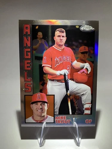 2019 Topps Chrome - 1984 Topps Mike Trout #84TC-17 Refractor