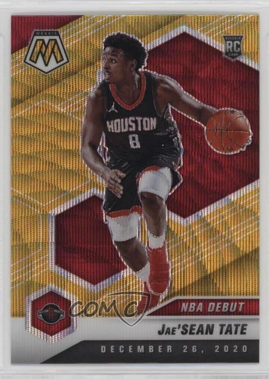 2020 Panini Mosaic NBA Debut Gold Wave Prizm Jae'Sean Tate #265 Rookie RC 15ch