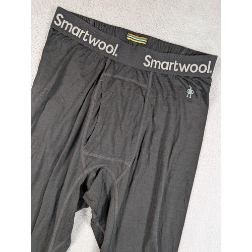 Smartwool Mens Merino 150 Base Layer Leggings Black Thermal Bottoms Size S