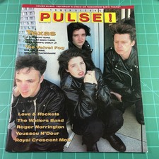 Vintage 1989 Pulse Magazine ~ Texas Love & Rockets Velvet Fog Tower Records 90s