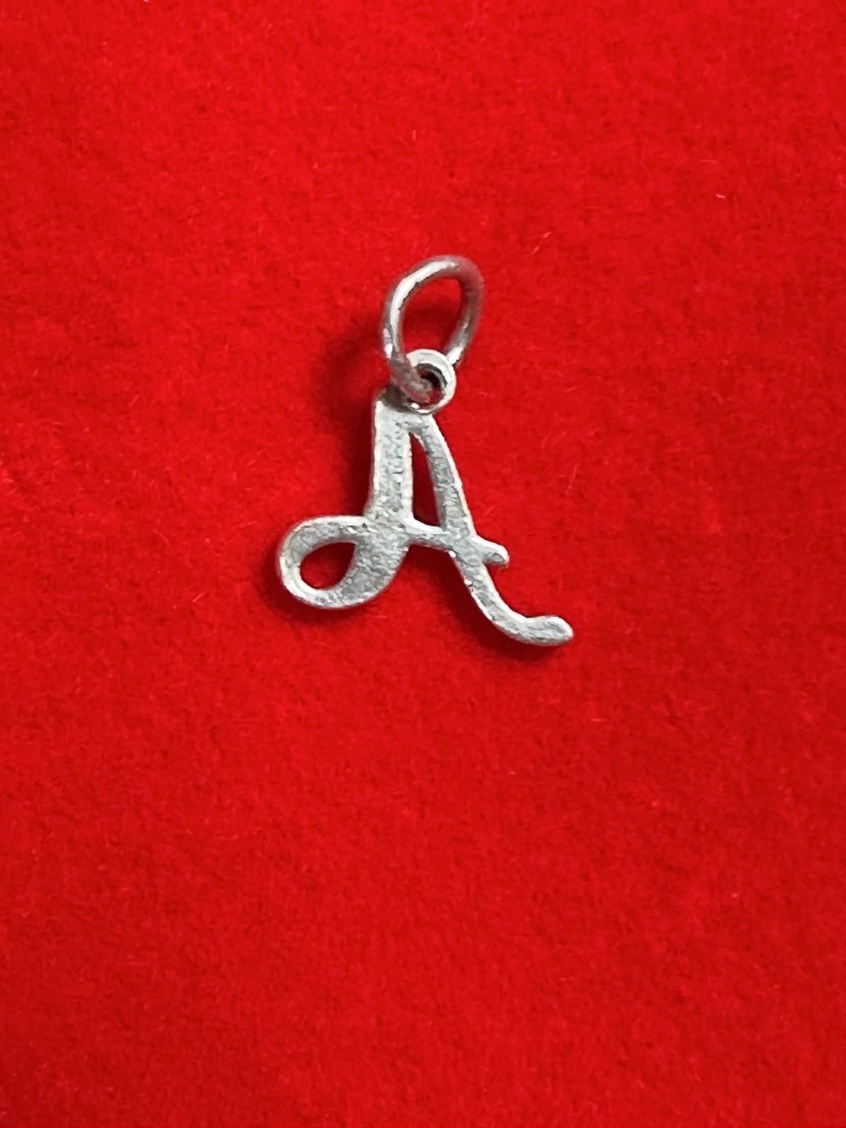 James Avery Sterling Silver Script Initial Letter… - image 2